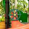 Playberg Playground Captain Pirate Ship Wheel, Plastic Playground Swing Set Accessories Steering Wheel QI004564.GN